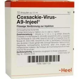COXSACKIE-Ampollas de virus A9 Injeel, 10 piezas