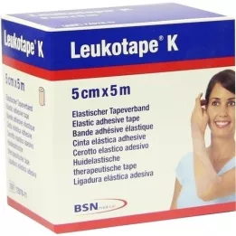 LEUKOTAPE derecho 5 cm color piel, 1 pieza