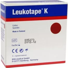 LEUKOTAPE K 2,5 cm rojo, 1 ud