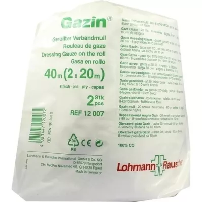 GAZIN Vendaje de gasa 10 cm x 40 m 8 veces, 1 pieza