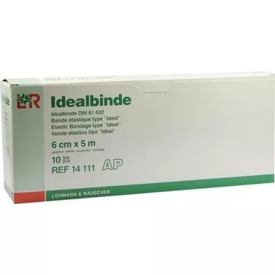 IDEALBINDE Lohmann 6 cmx5 m con bucle, 10 piezas