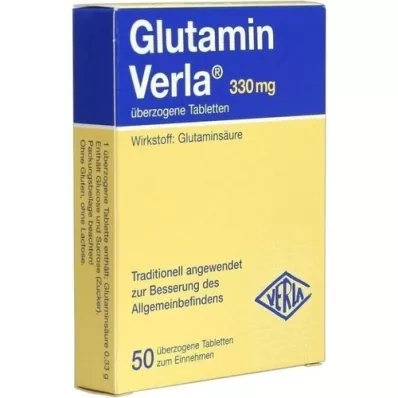 GLUTAMIN VERLA tabletas recubiertas, 50 piezas