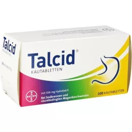 TALCID Tabletas masticables, 100 piezas