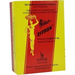BISCO-ZITRON grageas gastrorresistentes, 100 piezas