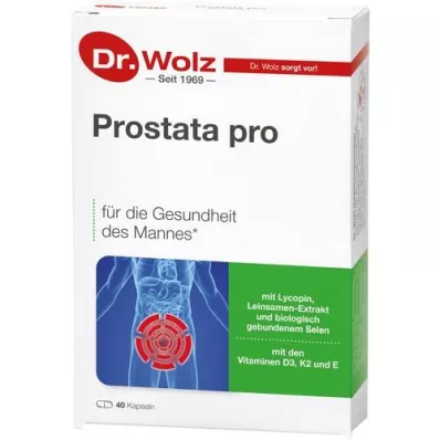 PROSTATA PRO Cápsulas Dr.Wolz, 2x20 piezas