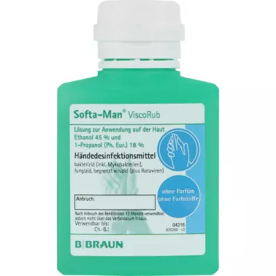 SOFTA MAN Desinfectante de manos ViscoRub, 100 ml SOFTA MAN Desinfectante de manos ViscoRub, 100 ml