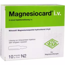 MAGNESIOCARD i.v.Solución inyectable, 10X10 ml