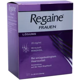REGAINE Solución para mujeres, 3X60 ml
