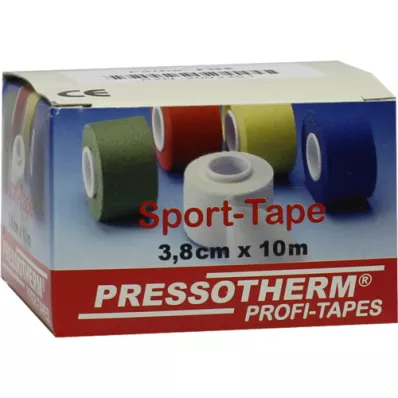PRESSOTHERM Cinta deportiva 3,8 cm x 10 m roja, 1 unidad
