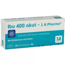 IBU 400 comprimidos recubiertos con película de Akut-1A Pharma, 10 piezas