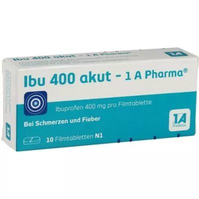 IBU 400 comprimidos recubiertos con película de Akut-1A Pharma, 10 piezas