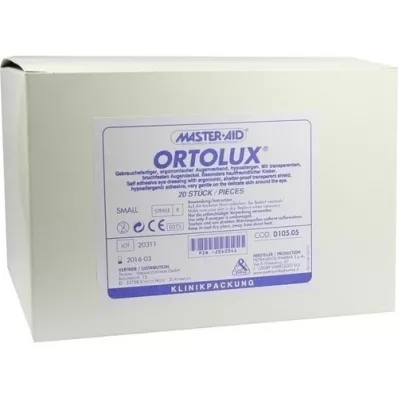 ORTOLUX Vendaje de cristal de reloj pequeño, 20 unidades
