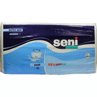SUPER SENI Pantalones de incontinencia para adultos talla 1 S, 30 piezas