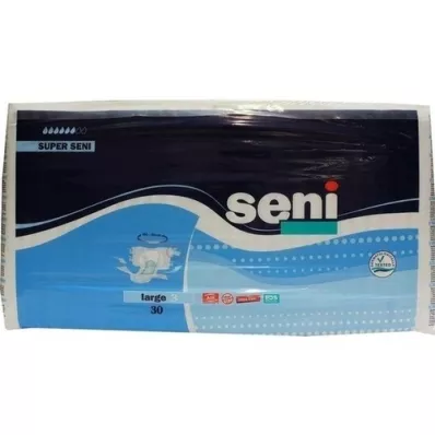 SUPER SENI Pantalones de incontinencia para adultos talla 3 L, 30 piezas