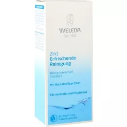 WELEDA Leche limpiadora refrescante 2 en 1, 100 ml