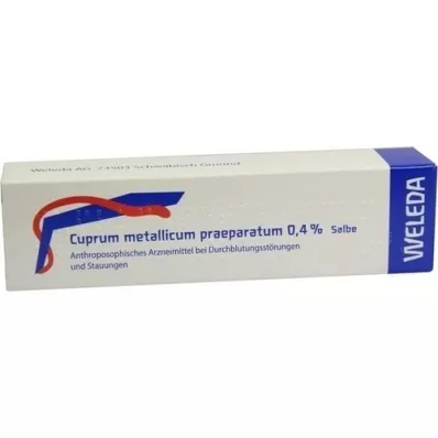 CUPRUM METALLICUM pomada praep.0,4%, 23 g