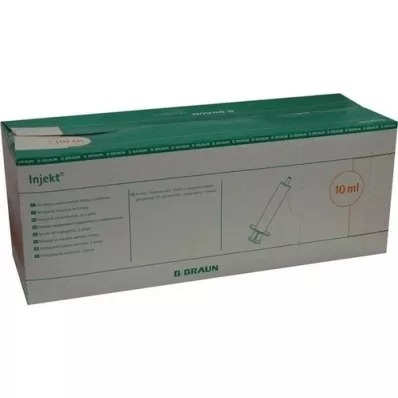 INJEKT Jeringa individual 10 ml Luer excéntrica PVC-fr., 100X10 ml
