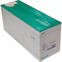 INJEKT Jeringa individual 20 ml Luer excéntrica PVC-fr., 100X20 ml