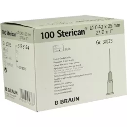 STERICAN Bote dental Luer 0,4x25 mm, 100 piezas
