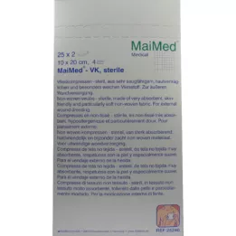 VLIESKOMPRESSEN 10x20 cm estéril, 25X2 uds