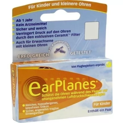 EARPLANES Niño/Niño, 2 piezas EARPLANES Niño/Niño, 2 piezas