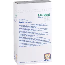 VLIESKOMPRESSEN 10x20 cm estéril 6 veces, 25X2 uds