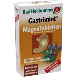 BAD HEILBRUNNER Pastillas para el estómago de Gastrimint, 60 piezas