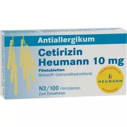 CETIRIZIN Heumann 10 mg comprimidos recubiertos con película, 100 piezas
