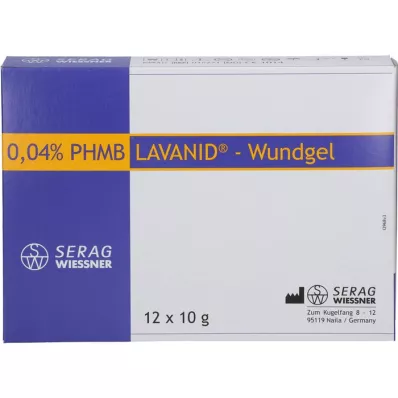 LAVANID Gel para heridas, 12X10 g