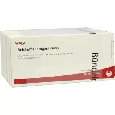 BETULA/MANDRAGORA comp. ampollas, 50X1 ml