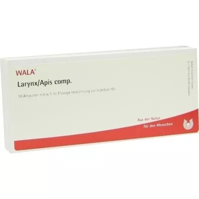 LARYNX/APIS comp. ampollas, 10X1 ml