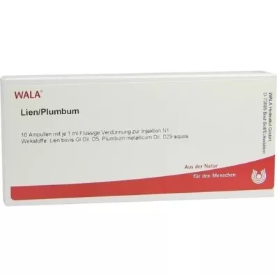 LIEN/PLUMBUM Ampollas, 10X1 ml LIEN/PLUMBUM Ampollas, 10X1 ml