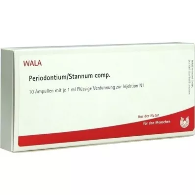 PERIODONTIUM/STANNUM comp. ampollas, 10X1 ml