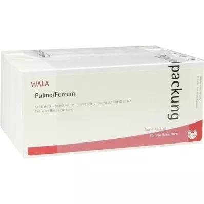 PULMO/FERRUM Ampollas, 50X1 ml
