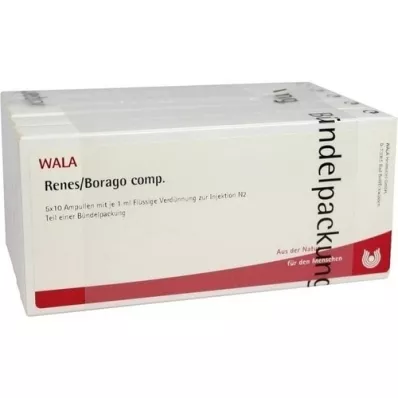 RENES/BORAGO comp. ampollas, 50X1 ml