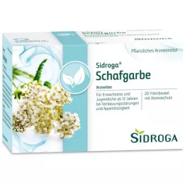 SIDROGA Bolsas filtrantes de té de milenrama, 20X1,5 g