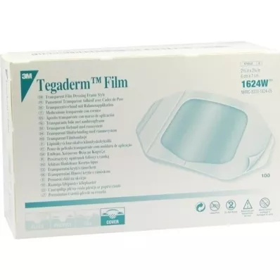 TEGADERM Película 3M 6x7 cm 1624W, 100 unidades
