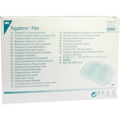 TEGADERM Película 3M 10x12 cm 1626W, 50 unidades TEGADERM Película 3M 10x12 cm 1626W, 50 unidades