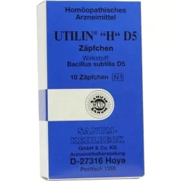 UTILIN Supositorios H D 5, 10 piezas