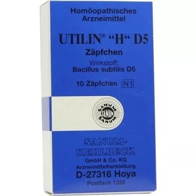 UTILIN Supositorios H D 5, 10 piezas