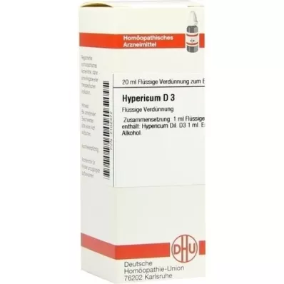 HYPERICUM Dilución D 3, 20 ml