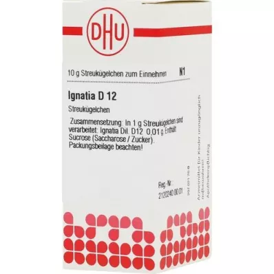 IGNATIA D 12 glóbulos, 10 g