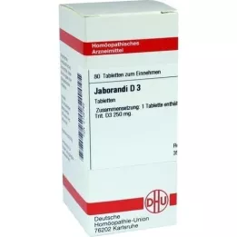 JABORANDI D 3 tabletas, 80 piezas