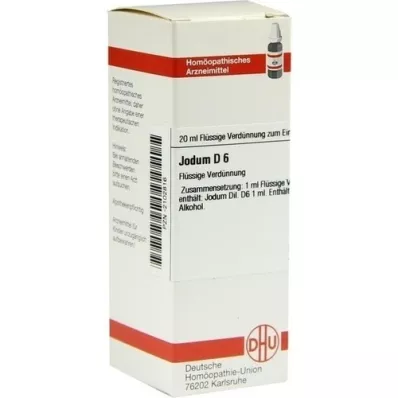 JODUM Dilución D 6, 20 ml