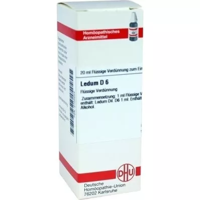 LEDUM Dilución D 6, 20 ml