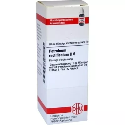 PETROLEUM RECTIFICATUM Dilución D 6, 20 ml