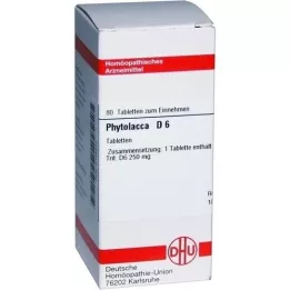 PHYTOLACCA D 6 tabletas, 80 piezas