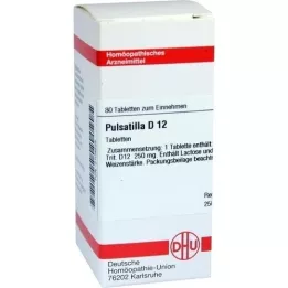 PULSATILLA D 12 tabletas, 80 piezas