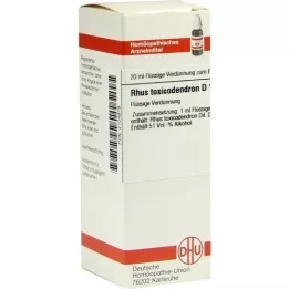 RHUS TOXICODENDRON Dilución D 12, 20 ml