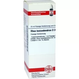 RHUS TOXICODENDRON Dilución D 30, 20 ml